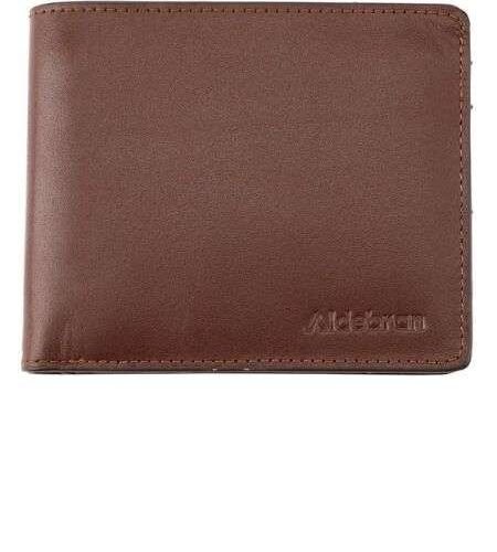 Aldebran Genuine Leather Slim Design Bifold Wallet With RFID Protection Technology